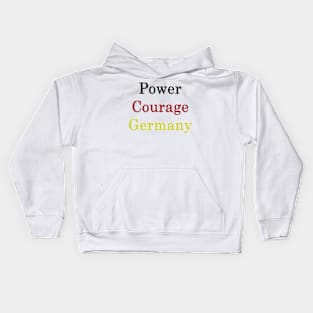 Power Courage Germany Kids Hoodie